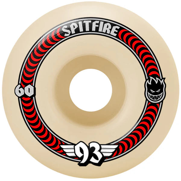 Spitfire Formula Four 93a Classic Soft Slider White 60mm Wheels