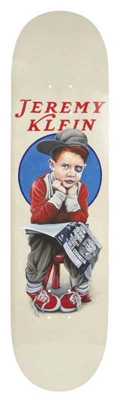 World Industries Jeremy Klein Black Eye Kid 8.5" Deck