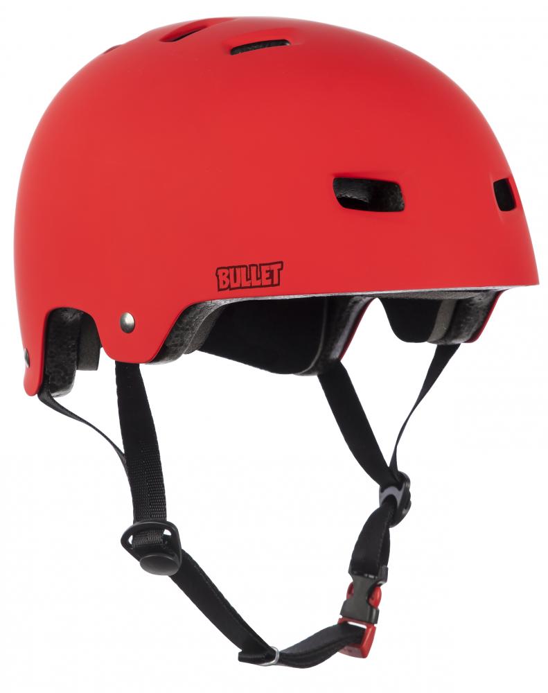 Bullet Deluxe Helmet Matt Red (Size in Listing)