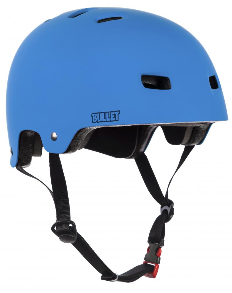Bullet Deluxe Helmet Matt Blue (Size in Listing)