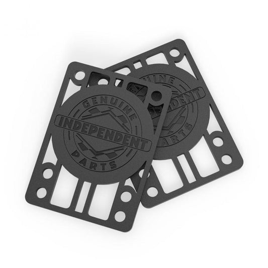 Independent 1/8 Riser Pads Black