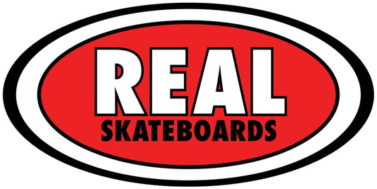 Real Sticker Oval Classic 7.5" (Single Sticker)