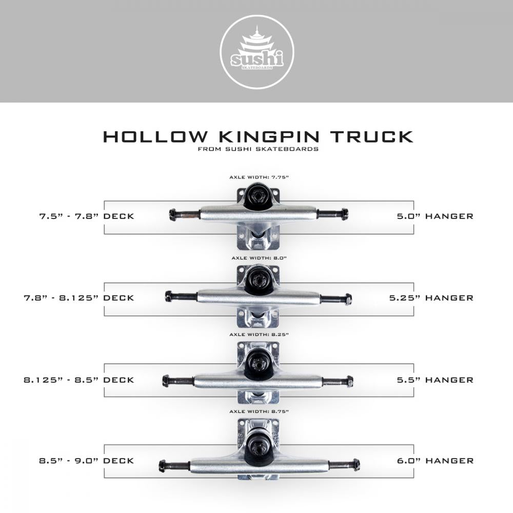 Sushi Truck Hollow Kingpin Polished (Various Sizes)