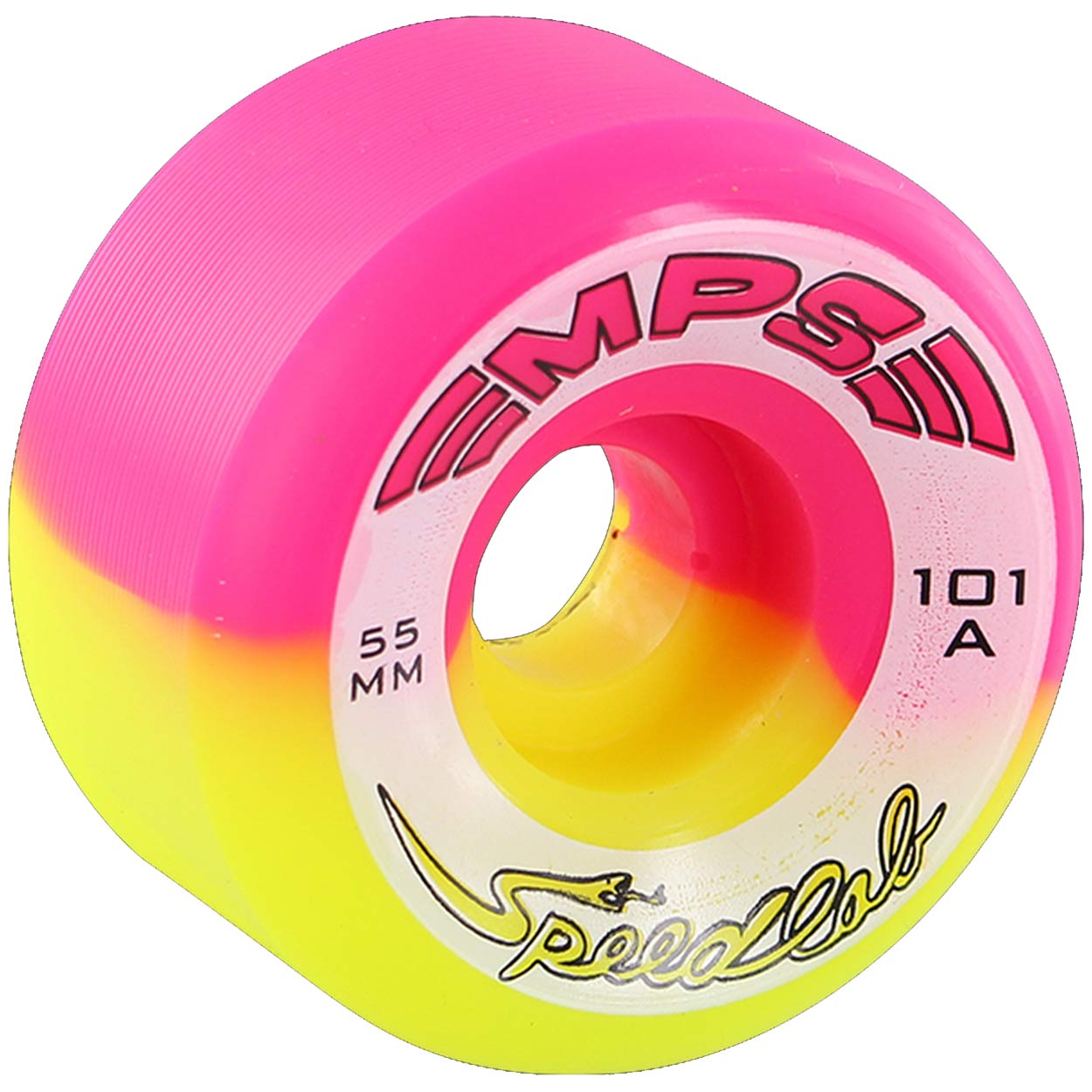 Speedlab MPS Pink/Yellow Swirl 101A 55mm Wheels