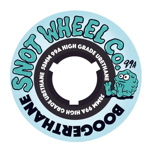 Snot Wheels 58mm 99a Clear Green Wheels