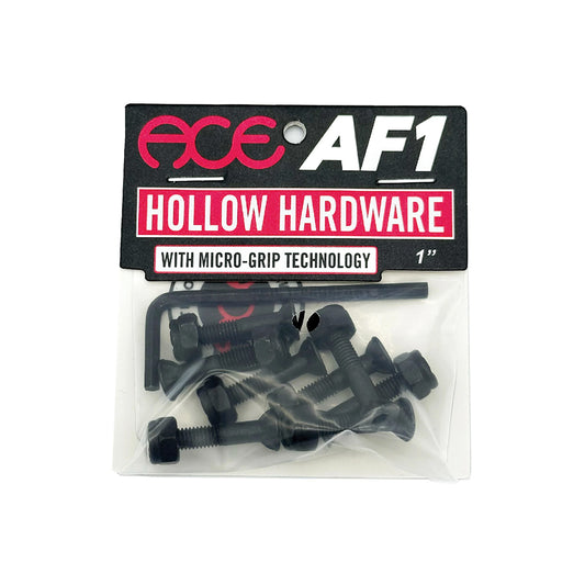 Ace Trucks AF1 HOLLOW Bolts w/ Grippers Allen 1"